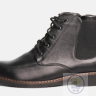 Leather women's short demi boots
