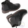 Leather women's short demi boots